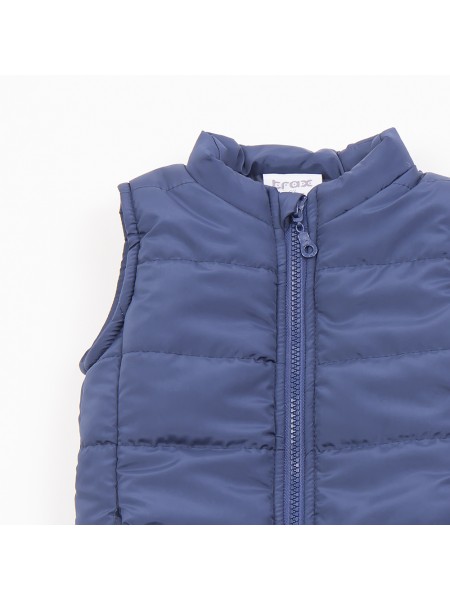 TRAX Παιδικό Αμάνικο Μπουφάν για αγόρια 1-6 ετών #45441 Μπλε