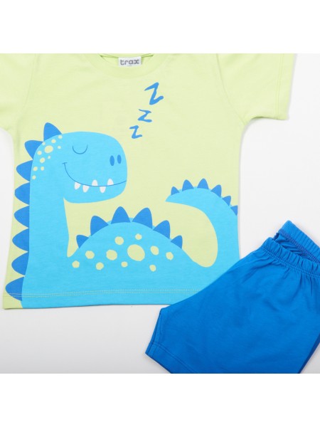 TRAX Παιδική Πυτζάμα Καλοκαιρινή για αγόρι 1-6 ετών #47492 Πράσινο TRAX Παιδική Πυτζάμα Καλοκαιρινή για αγόρι 1-6 ετών #47492 Πράσινο