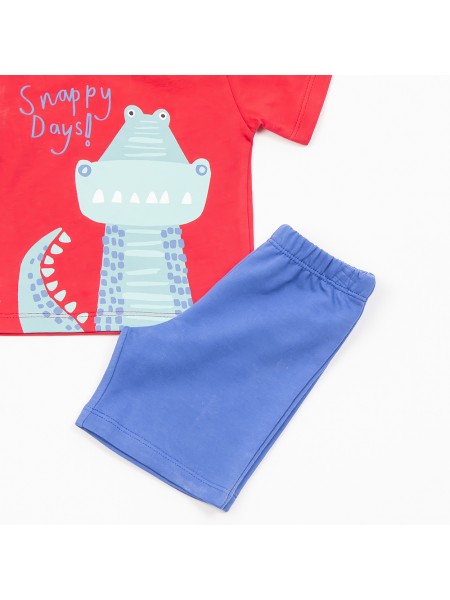 TRAX Βρεφικό Σετ Κοντομάνικο Με Βερμούδα για αγόρια #45056 Κόκκινο TRAX Βρεφικό Σετ Κοντομάνικο Με Βερμούδα για αγόρια #45056 Κόκκινο