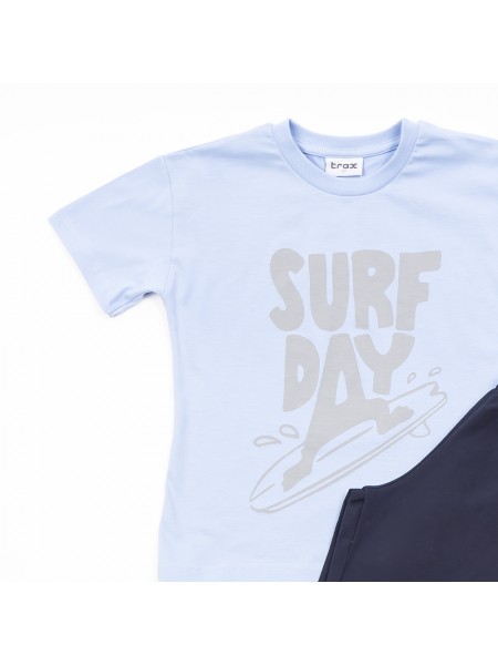 TRAX Εφηβικό Σετ Κοντομάνικο Με Βερμούδα για αγόρια #45321 Σχιέλ TRAX Εφηβικό Σετ Κοντομάνικο Με Βερμούδα για αγόρια #45321 Σχιέλ