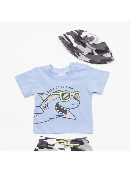 TRAX Βρεφικό Σετ Κοντομάνικο Με Βερμούδα για αγόρια #47060 Οινοπνευματί TRAX Βρεφικό Σετ Κοντομάνικο Με Βερμούδα για αγόρια #47060 Οινοπνευματί