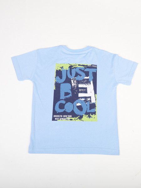 TRAX Εφηβικό Σετ Κοντομάνικο Με Βερμούδα για αγόρια #47329 Oινοπνευματί