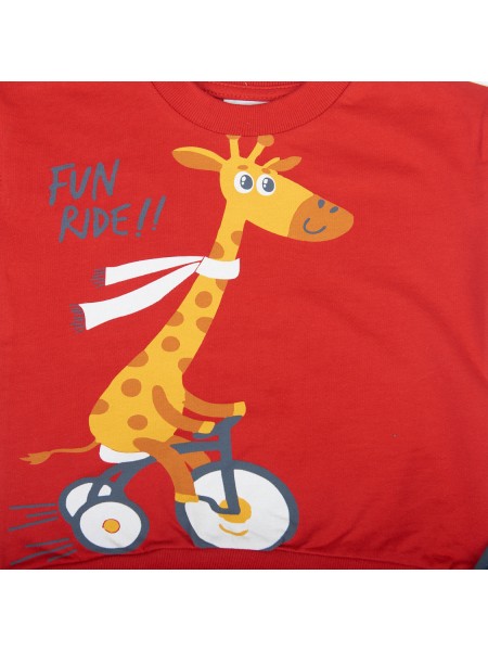 TRAX Παιδικό Σετ Μακρύ Παντελόνι για αγόρια 1-6 ετών #47409 Κόκκινο TRAX Παιδικό Σετ Μακρύ Παντελόνι για αγόρια 1-6 ετών #47409 Κόκκινο