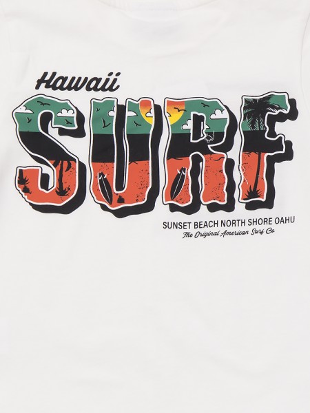 TRAX Παιδικό Σετ Κοντομάνικο Με Βερμούδα για αγόρια 1-6 ετών #47460 Λευκό