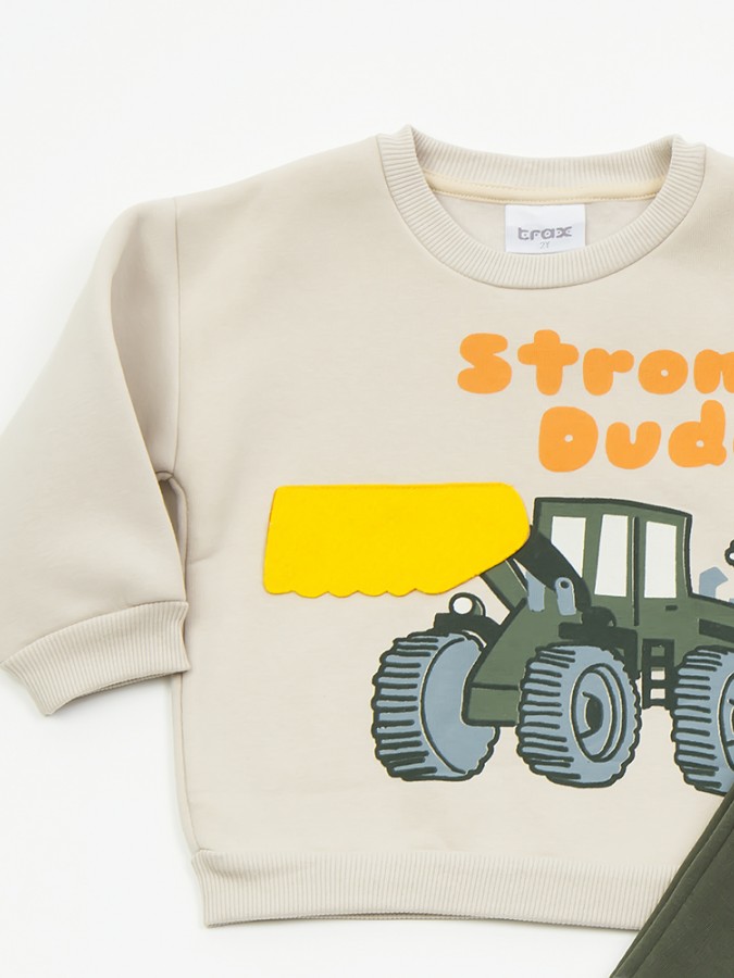 TRAX Παιδική Φόρμα για Αγόρι 1-6 ετών - 46923 Μπεζ
