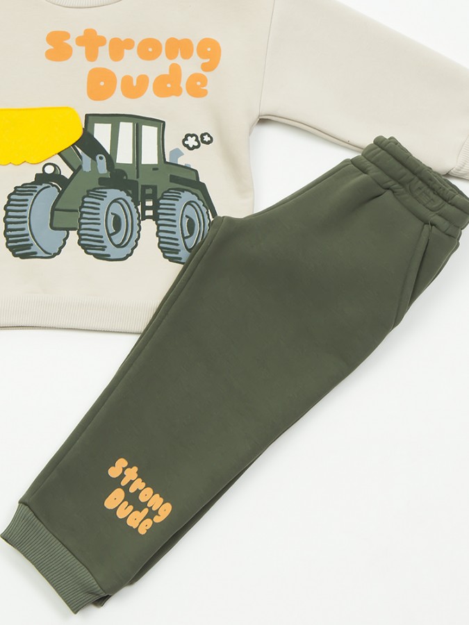 TRAX Παιδική Φόρμα για Αγόρι 1-6 ετών - 46923 Μπεζ