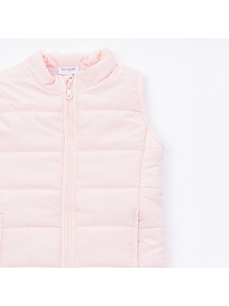 TRAX Εφηβικό Αμάνικο Μπουφάν για Koρίτσι 8-16 ετών #45168 Πούδρα TRAX Εφηβικό Αμάνικο Μπουφάν για Koρίτσι 8-16 ετών #45168 Πούδρα