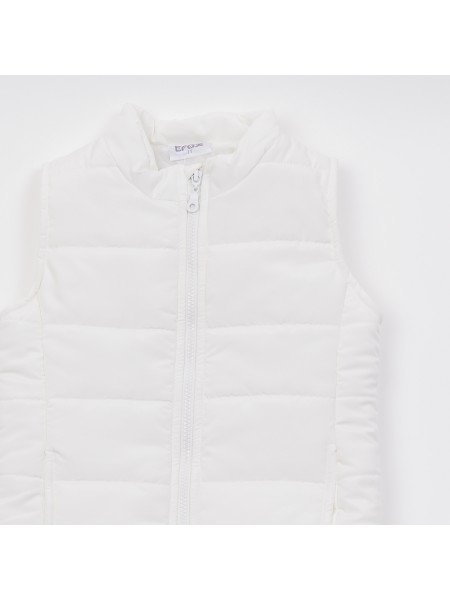 TRAX Εφηβικό Αμάνικο Μπουφάν για Koρίτσι 8-16 ετών #45168 Εκρού TRAX Εφηβικό Αμάνικο Μπουφάν για Koρίτσι 8-16 ετών #45168 Εκρού