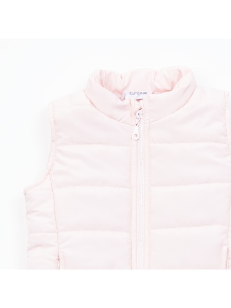 TRAX Παιδικό Αμάνικο Μπουφάν για Koρίτσι 1-6 ετών #45254 Πούδρα TRAX Παιδικό Αμάνικο Μπουφάν για Koρίτσι 1-6 ετών #45254 Πούδρα