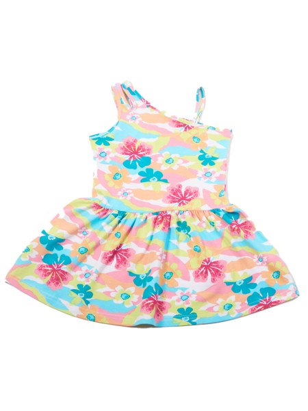 TRAX Παιδικό Φόρεμα για Κορίτσια 1-6 ετών #47247 Λευκό