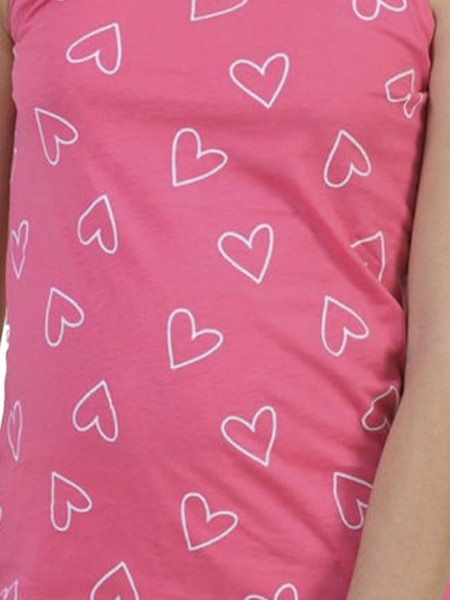 TRAX Παιδική Πυτζάμα Καλοκαιρινή για κορίτσι 8-16 ετών #47193 Γρανίτα