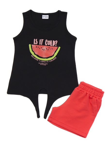 TRAX Εφηβικό Σετ για Κορίτσια 6-16 ετών #43132 Μαύρο TRAX Εφηβικό Σετ για Κορίτσια 6-16 ετών #43132 Μαύρο