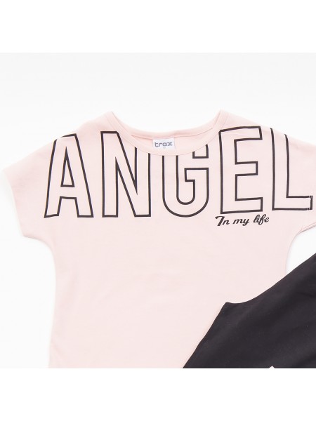 TRAX Εφηβικό Σετ Με Κολάν 3/4 για Κορίτσια 8-16 ετών #45123 Πούδρα TRAX Εφηβικό Σετ Με Κολάν 3/4 για Κορίτσια 8-16 ετών #45123 Πούδρα