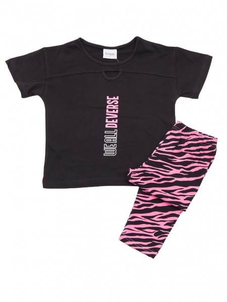 TRAX Εφηβικό Σετ Με Κολάν για Κορίτσια 8-16 ετών #47131 Μαύρο