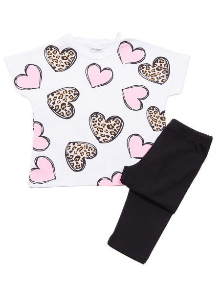 TRAX Εφηβικό Σετ Με Κολάν για Κορίτσια 8-16 ετών #47133 Λευκό