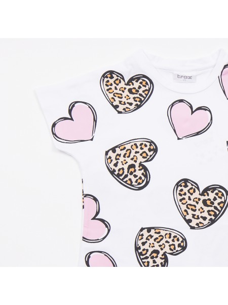 TRAX Εφηβικό Σετ Με Κολάν για Κορίτσια 8-16 ετών #47133 Λευκό TRAX Εφηβικό Σετ Με Κολάν για Κορίτσια 8-16 ετών #47133 Λευκό