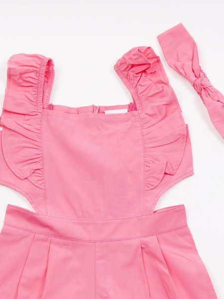 TRAX Ολόσωμη Φόρμα για Κορίτσια 8-16 ετών #47179 Γρανίτα