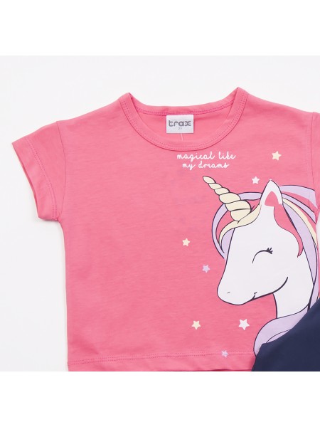 TRAX Παιδικό Σετ Με Κολάν για Κορίτσια 1-6 ετών #47211 Γρανίτα TRAX Παιδικό Σετ Με Κολάν για Κορίτσια 1-6 ετών #47211 Γρανίτα