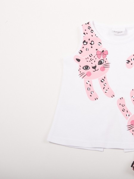 TRAX Παιδικό Σετ για Κορίτσια 1-6 ετών #47232 Λευκό