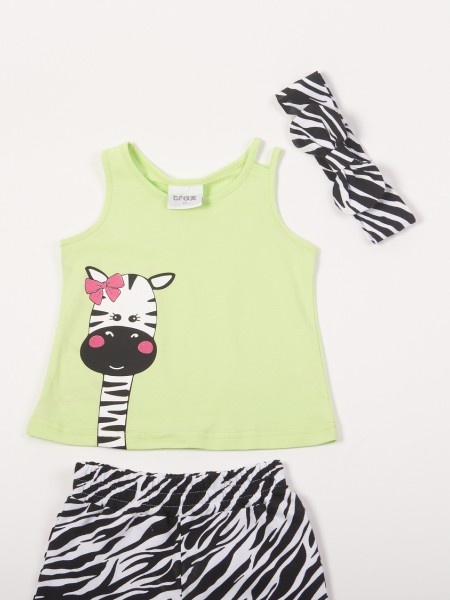 TRAX Παιδικό Σετ για Κορίτσια 1-6 ετών #47236 Λάιμ