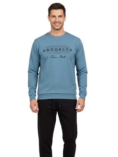 TRAX Ανδρική Χειμερινή Πιτζάμα “Brooklyn New York” #48390 Pacific TRAX Ανδρική Χειμερινή Πιτζάμα “Brooklyn New York” #48390 Pacific