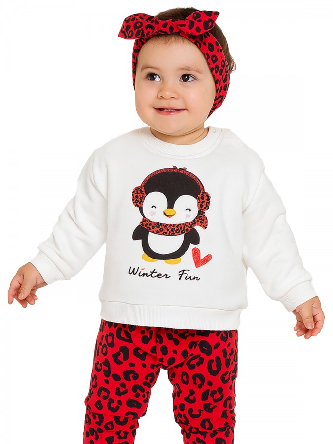 TRAX Βρεφική Φόρμα για Κορίτσι 0-18 μηνών - 48507 Βανίλια TRAX Βρεφική Φόρμα για Κορίτσι 0-18 μηνών - 48507 Βανίλια