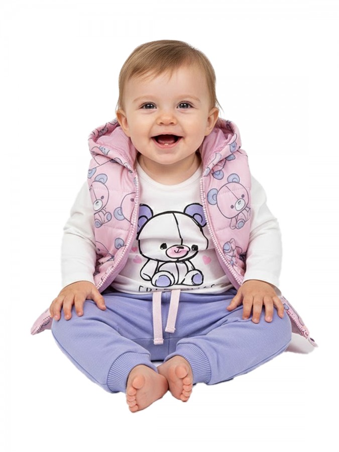 TRAX Βρεφικό Σετ 3τμχ για Κορίτσι 0-18 μηνών #48515 Ballerina TRAX Βρεφικό Σετ 3τμχ για Κορίτσι 0-18 μηνών #48515 Ballerina