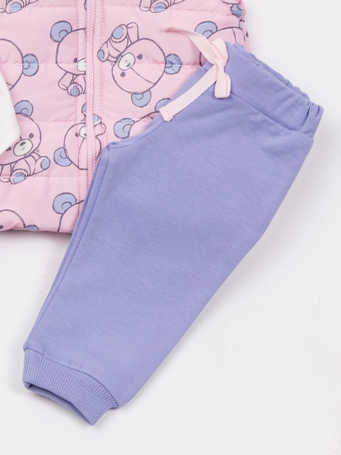 TRAX Βρεφικό Σετ 3τμχ για Κορίτσι 0-18 μηνών #48515 Ballerina TRAX Βρεφικό Σετ 3τμχ για Κορίτσι 0-18 μηνών #48515 Ballerina