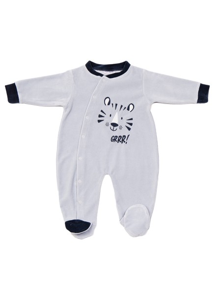 Trax Βρεφικό βελουτέ φορμάκι για αγόρι (0 - 12 μηνών) | 48550 Pacific