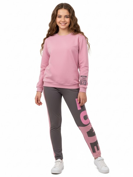 TRAX Εφηβική Φόρμα για Κορίτσι 6-16 ετών - 48609 Ροζ