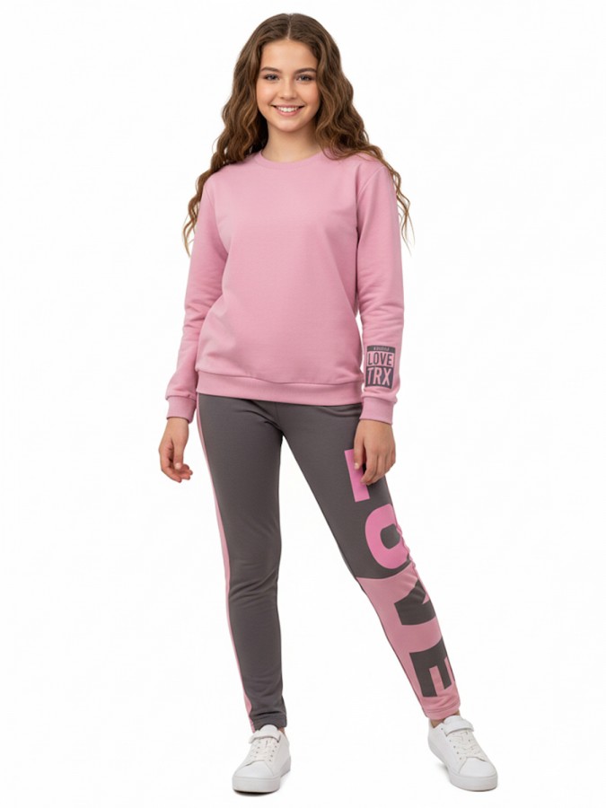 TRAX Εφηβική Φόρμα για Κορίτσι 6-16 ετών - 48609 Ροζ