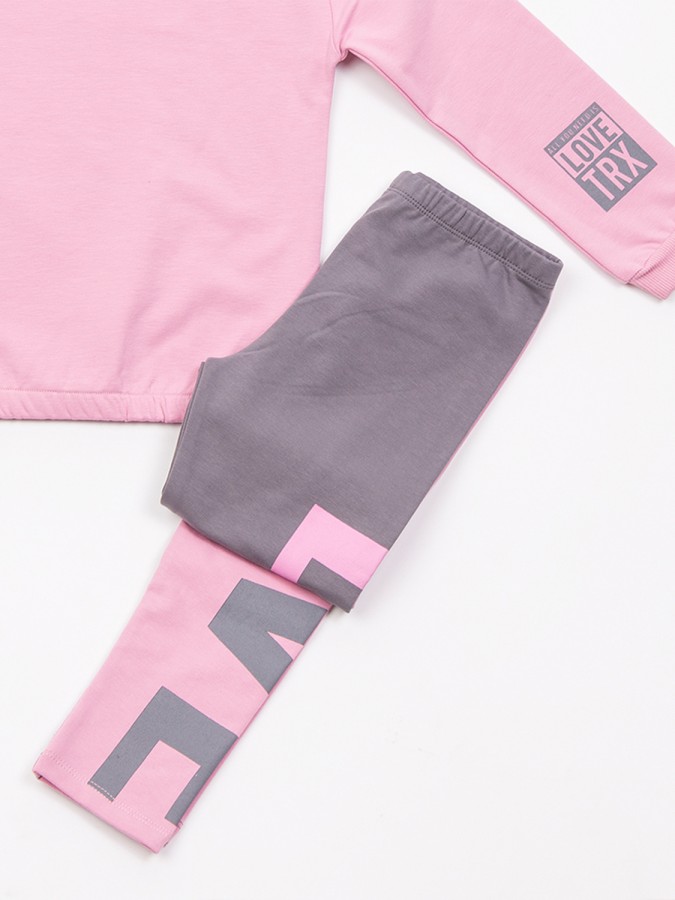 TRAX Εφηβική Φόρμα για Κορίτσι 6-16 ετών - 48609 Ροζ