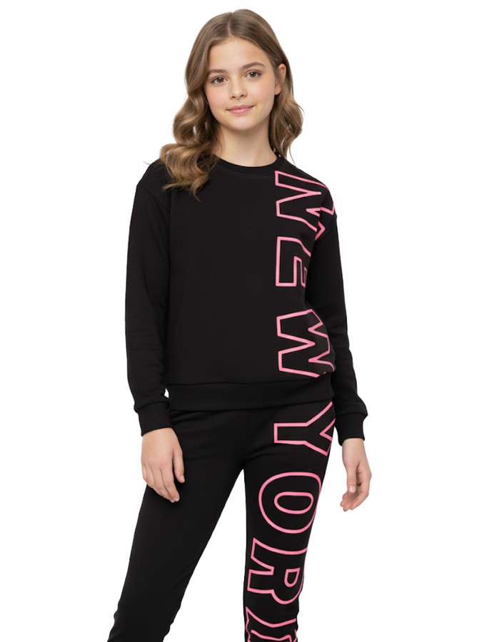 TRAX Εφηβική Φόρμα για Κορίτσι 6-16 ετών - 48611 Μαύρο TRAX Εφηβική Φόρμα για Κορίτσι 6-16 ετών - 48611 Μαύρο