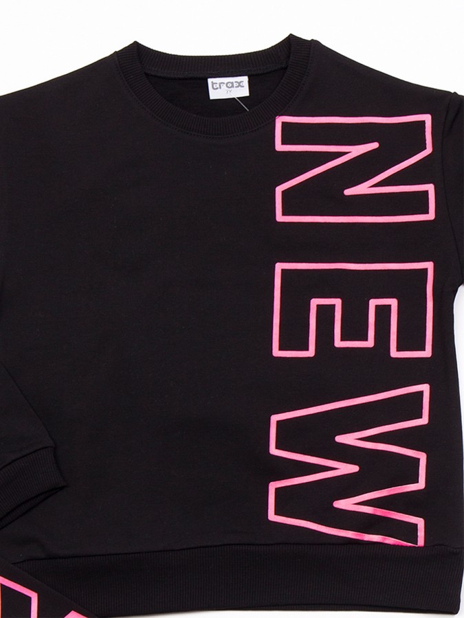 TRAX Εφηβική Φόρμα για Κορίτσι 6-16 ετών - 48611 Μαύρο TRAX Εφηβική Φόρμα για Κορίτσι 6-16 ετών - 48611 Μαύρο