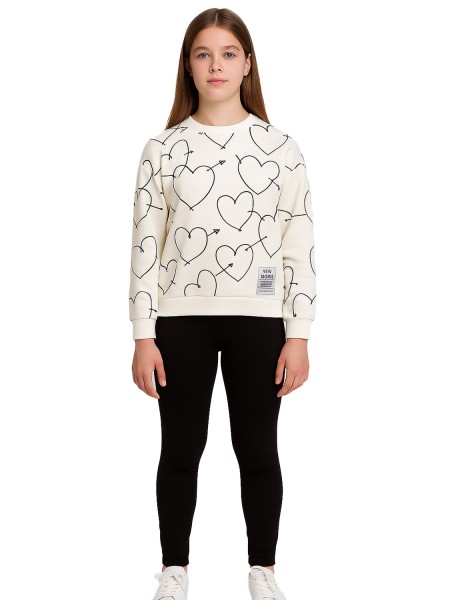 TRAX Εφηβική Φόρμα για Κορίτσι 6-16 ετών - 48612 Βανίλια