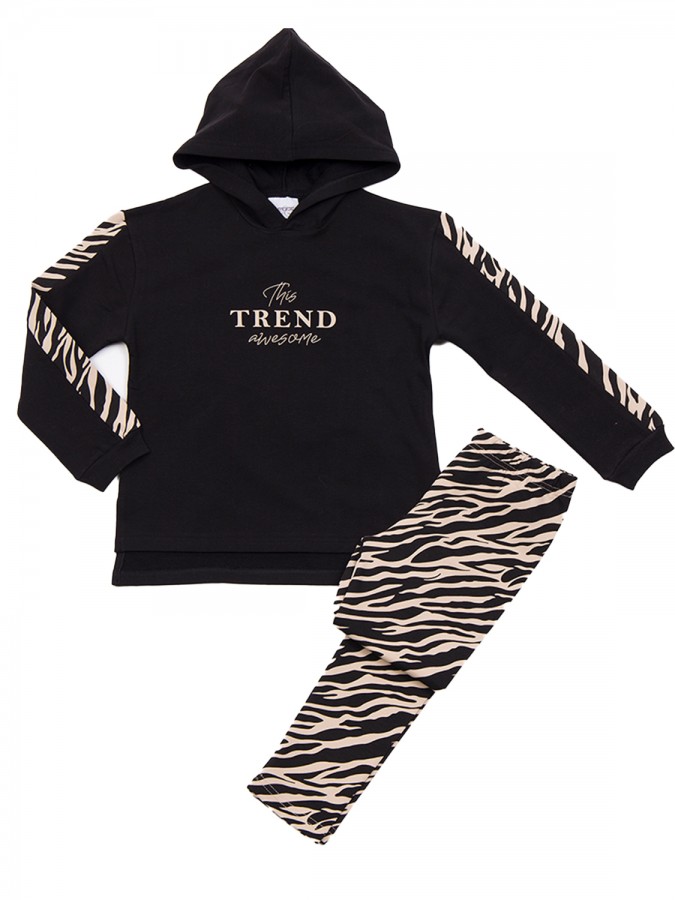 TRAX Εφηβική Φόρμα για Κορίτσι 6-16 ετών - 48622 Μαύρο TRAX Εφηβική Φόρμα για Κορίτσι 6-16 ετών - 48622 Μαύρο