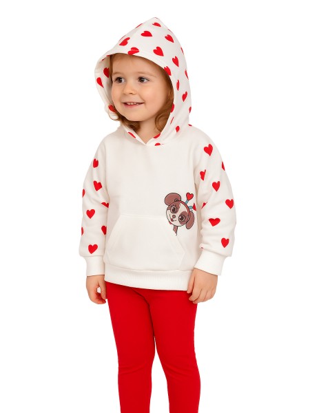 TRAX Παιδική Φόρμα με κολάν για Κορίτσι 1-6 ετών - 48717 Βανίλια TRAX Παιδική Φόρμα με κολάν για Κορίτσι 1-6 ετών - 48717 Βανίλια