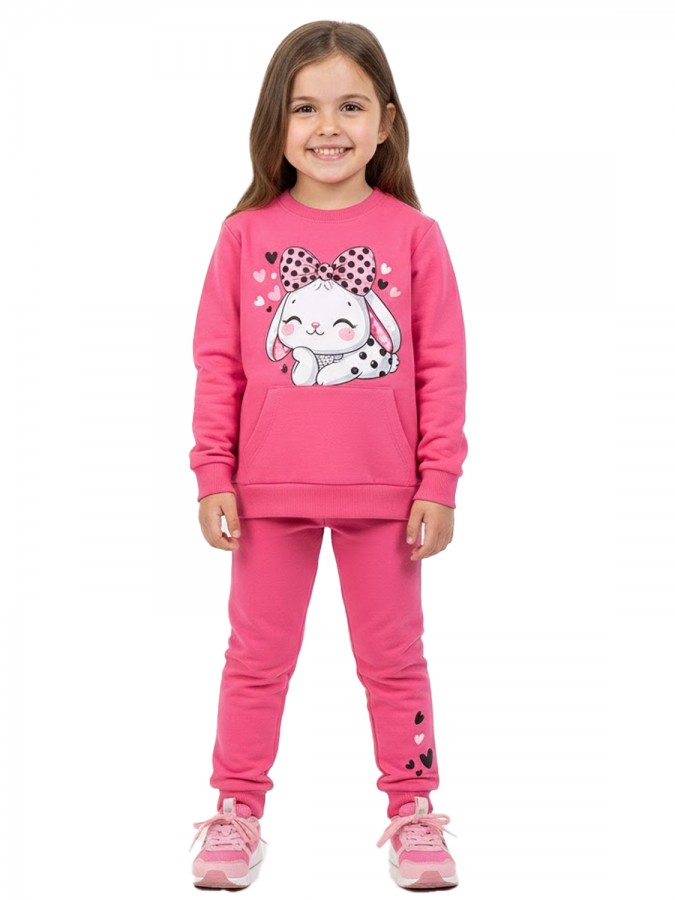 TRAX Παιδική Φόρμα για Κορίτσι 1-6 ετών - 48726 Ροζ TRAX Παιδική Φόρμα για Κορίτσι 1-6 ετών - 48726 Ροζ