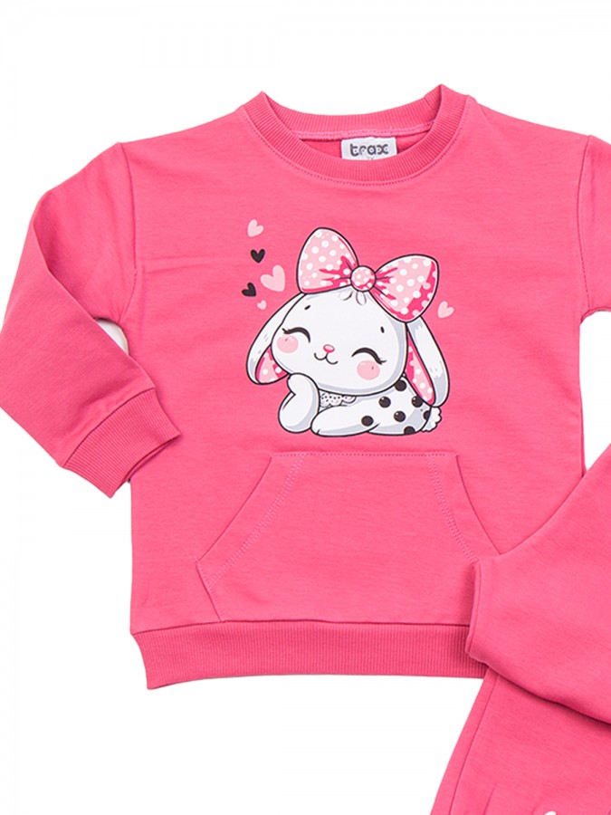 TRAX Παιδική Φόρμα για Κορίτσι 1-6 ετών - 48726 Ροζ TRAX Παιδική Φόρμα για Κορίτσι 1-6 ετών - 48726 Ροζ