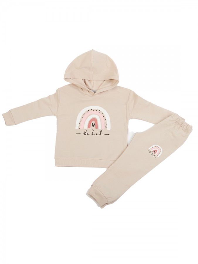 TRAX Παιδική Φόρμα για Κορίτσι 1-6 ετών - 48732 Μπεζ TRAX Παιδική Φόρμα για Κορίτσι 1-6 ετών - 48732 Μπεζ