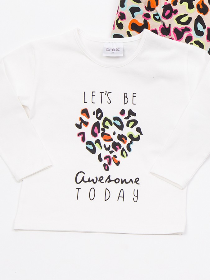 TRAX Παιδική Φόρμα για Κορίτσι 1-6 ετών - 48738 Cappuccino TRAX Παιδική Φόρμα για Κορίτσι 1-6 ετών - 48738 Cappuccino