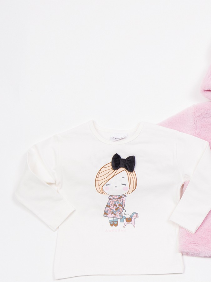 TRAX Παιδικό Σετ 4 Τεμαχίων με κολάν για Κορίτσι 1-6 ετών - 48741 Ροζ TRAX Παιδικό Σετ 4 Τεμαχίων με κολάν για Κορίτσι 1-6 ετών - 48741 Ροζ