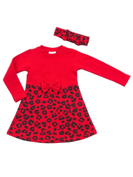 TRAX Παιδικό Φόρεμα για Κορίτσι 1-6 ετών - 48750 Κόκκινο