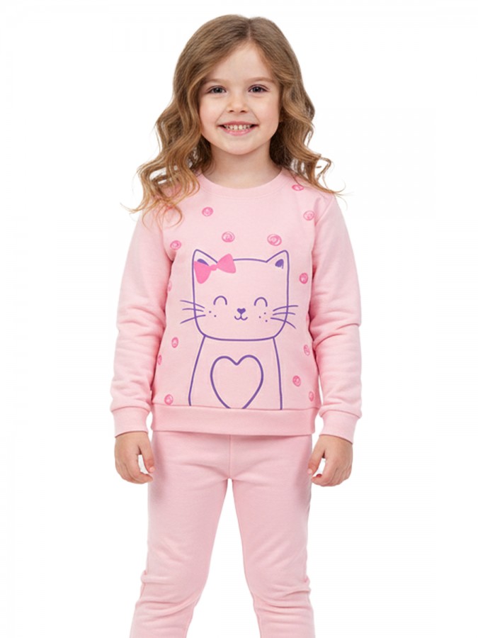 TRAX Παιδική Πιτζάμα για Κορίτσι 1-6 ετών - 48790 Ροζ TRAX Παιδική Πιτζάμα για Κορίτσι 1-6 ετών - 48790 Ροζ