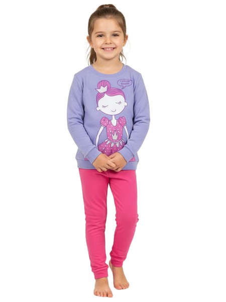TRAX Παιδική Πιτζάμα για Κορίτσι 1-6 ετών - 48791 Μύρτιλο
