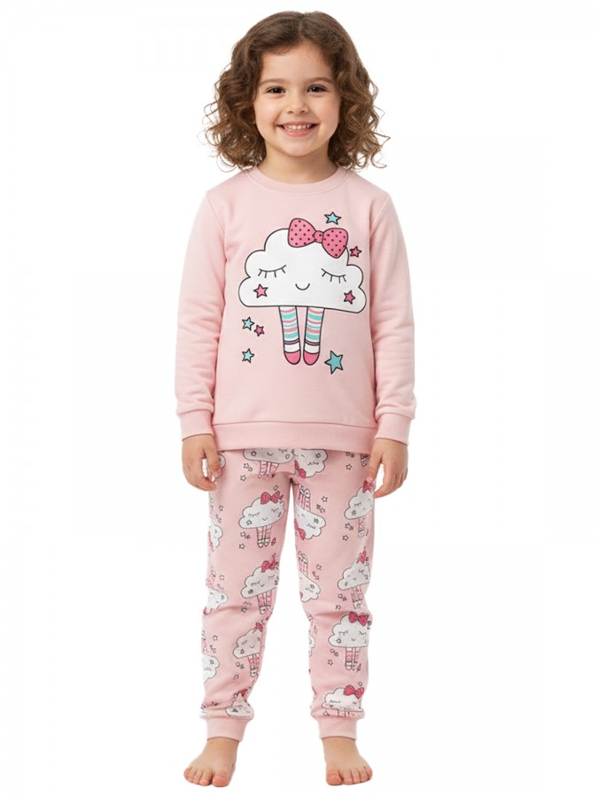 TRAX Παιδική Πιτζάμα για Κορίτσι 1-6 ετών - 48792 Ροζ TRAX Παιδική Πιτζάμα για Κορίτσι 1-6 ετών - 48792 Ροζ