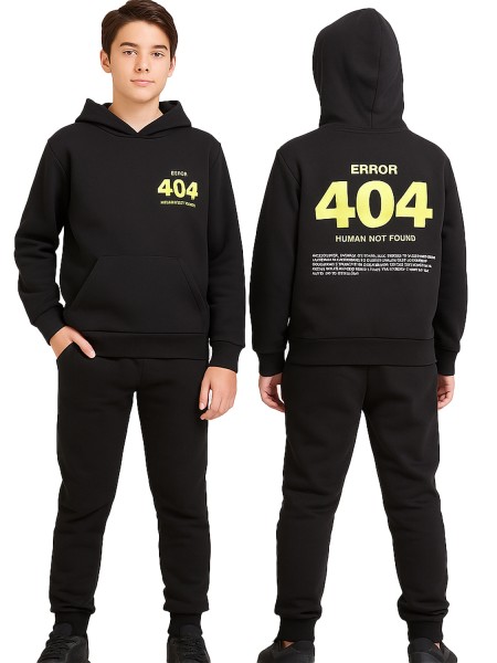 TRAX Εφηβική Φόρμα για Αγόρι 6-16 ετών - 48814 Μαύρο