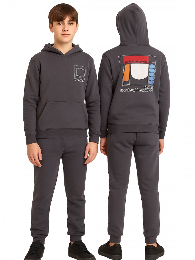 TRAX Εφηβική Φόρμα για Αγόρι 6-16 ετών - 48815 Ανθρακί TRAX Εφηβική Φόρμα για Αγόρι 6-16 ετών - 48815 Ανθρακί