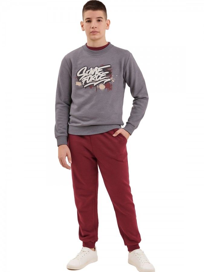 TRAX Εφηβική Φόρμα για Αγόρι 6-16 ετών - 48828 Ανθρακί TRAX Εφηβική Φόρμα για Αγόρι 6-16 ετών - 48828 Ανθρακί