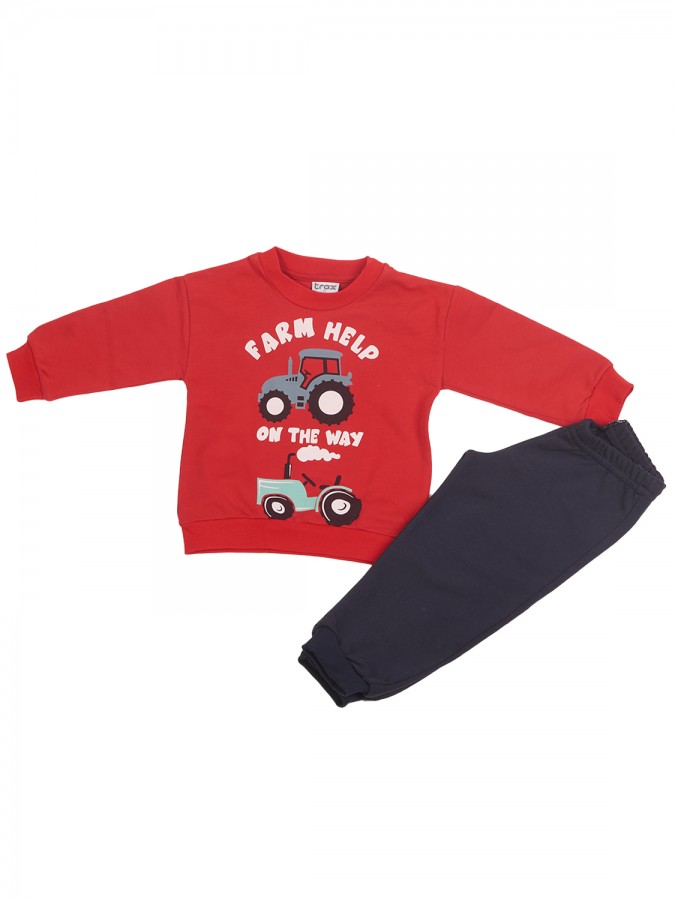 TRAX Παιδική Φόρμα για αγόρια 1-6 ετών #48904 Κόκκινο TRAX Παιδική Φόρμα για αγόρια 1-6 ετών #48904 Κόκκινο